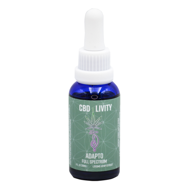 1000 MG CBD Adapto Tincture- CBD Livity