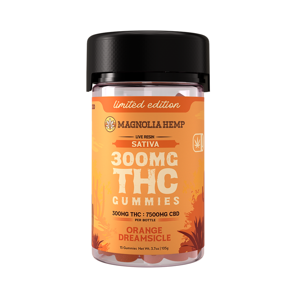 300mg THC Gummies by Cypress Hemp (15 Count)