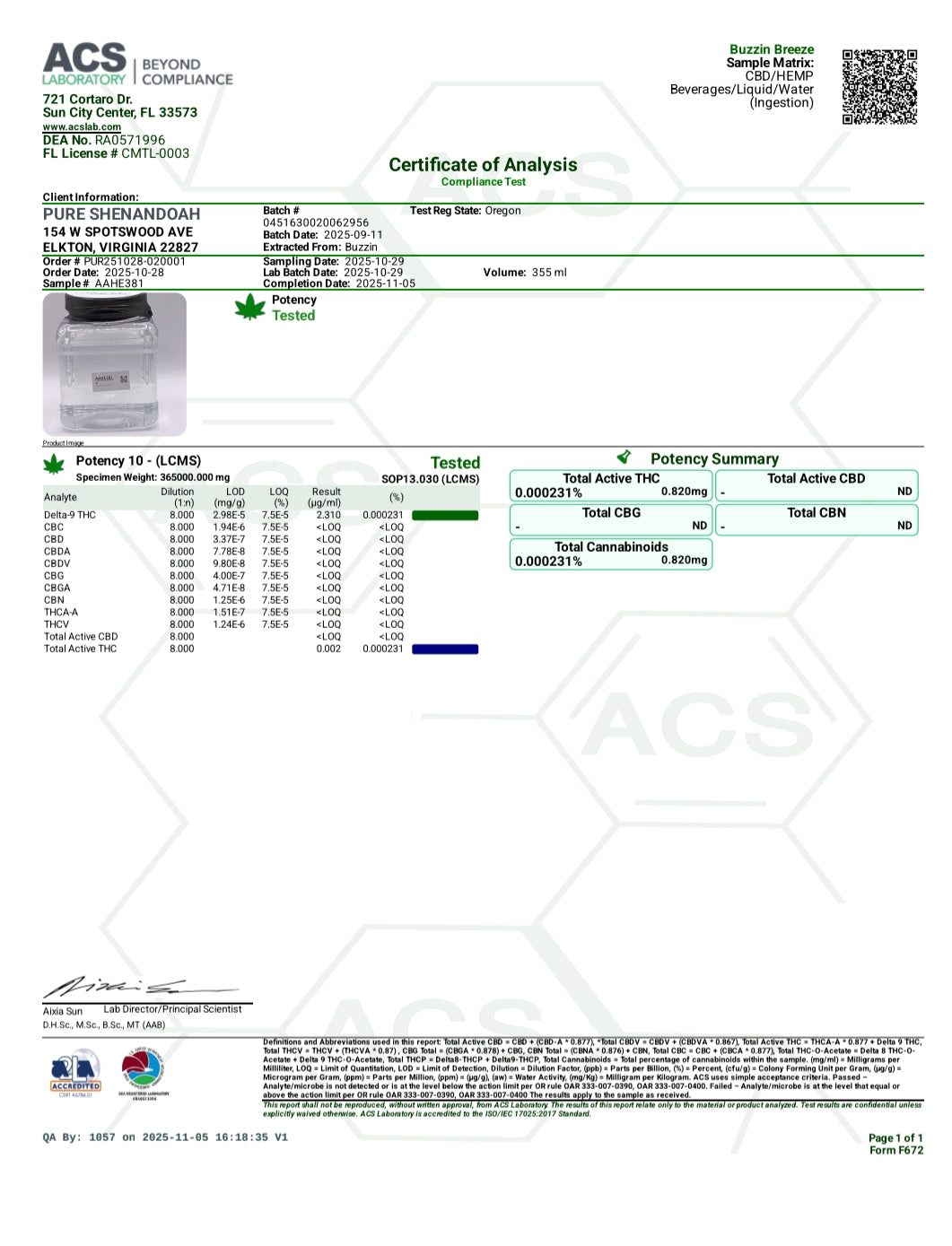 Buzzin Berry THC Seltzers- 2mg THC/