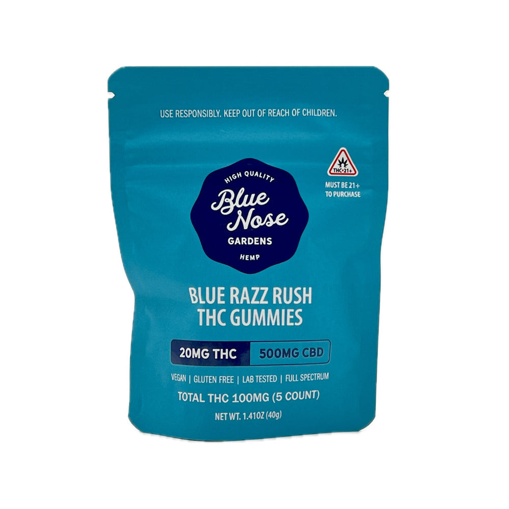 20mg Blue Nose THC Gummies - 5 Count
