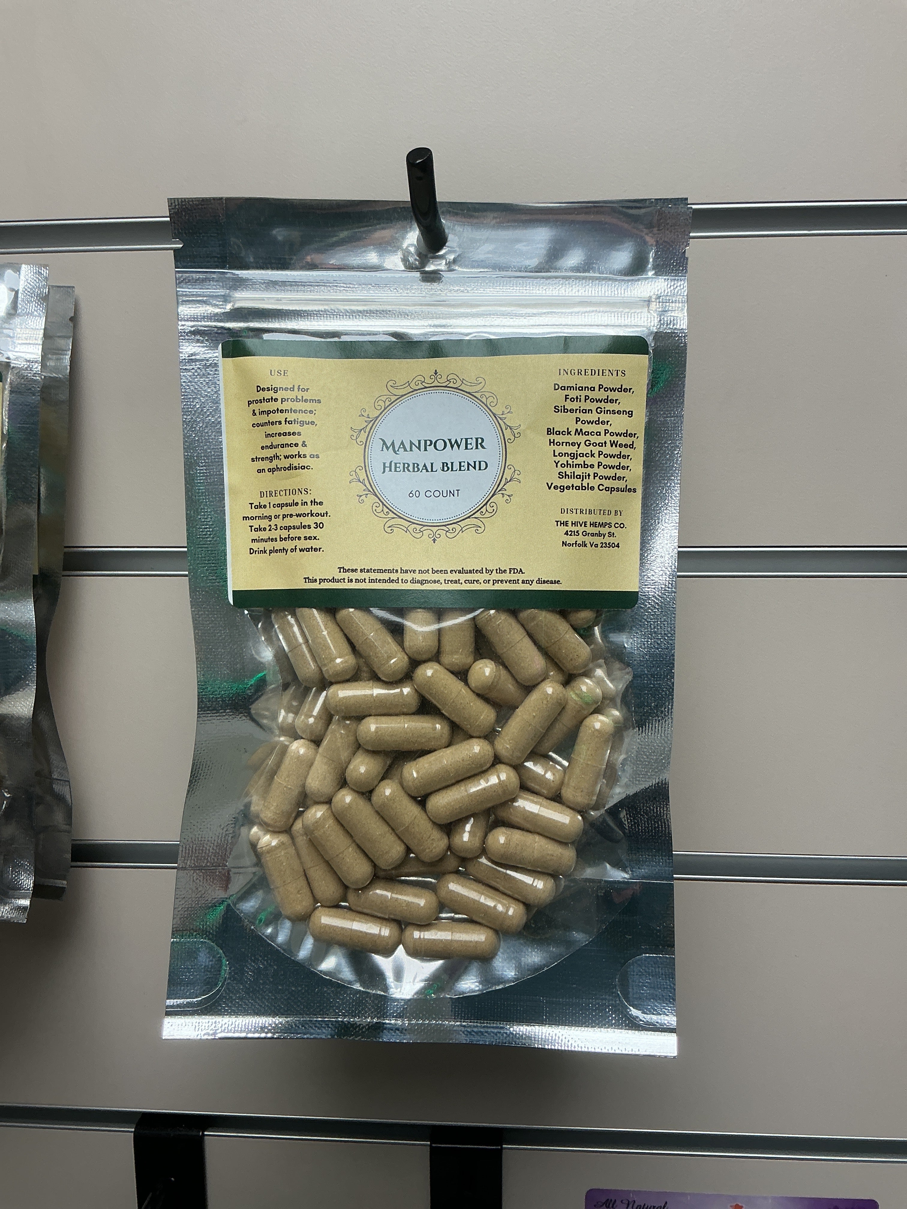 Herbal Manpower Formula 60 Count