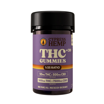 300mg THC Gummies by Cypress Hemp (15 Count)