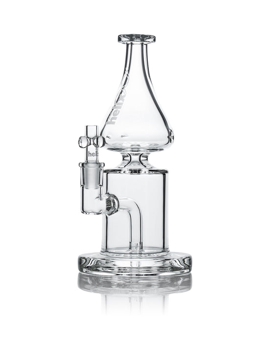 Grav Helix Straight Base w/ fixed down stem Water Pipe