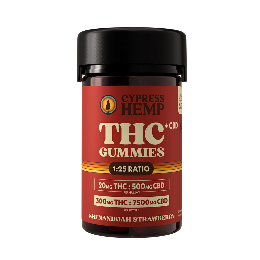 300mg THC Gummies by Cypress Hemp (15 Count)
