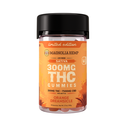 300mg THC Gummies by Cypress Hemp (15 Count)