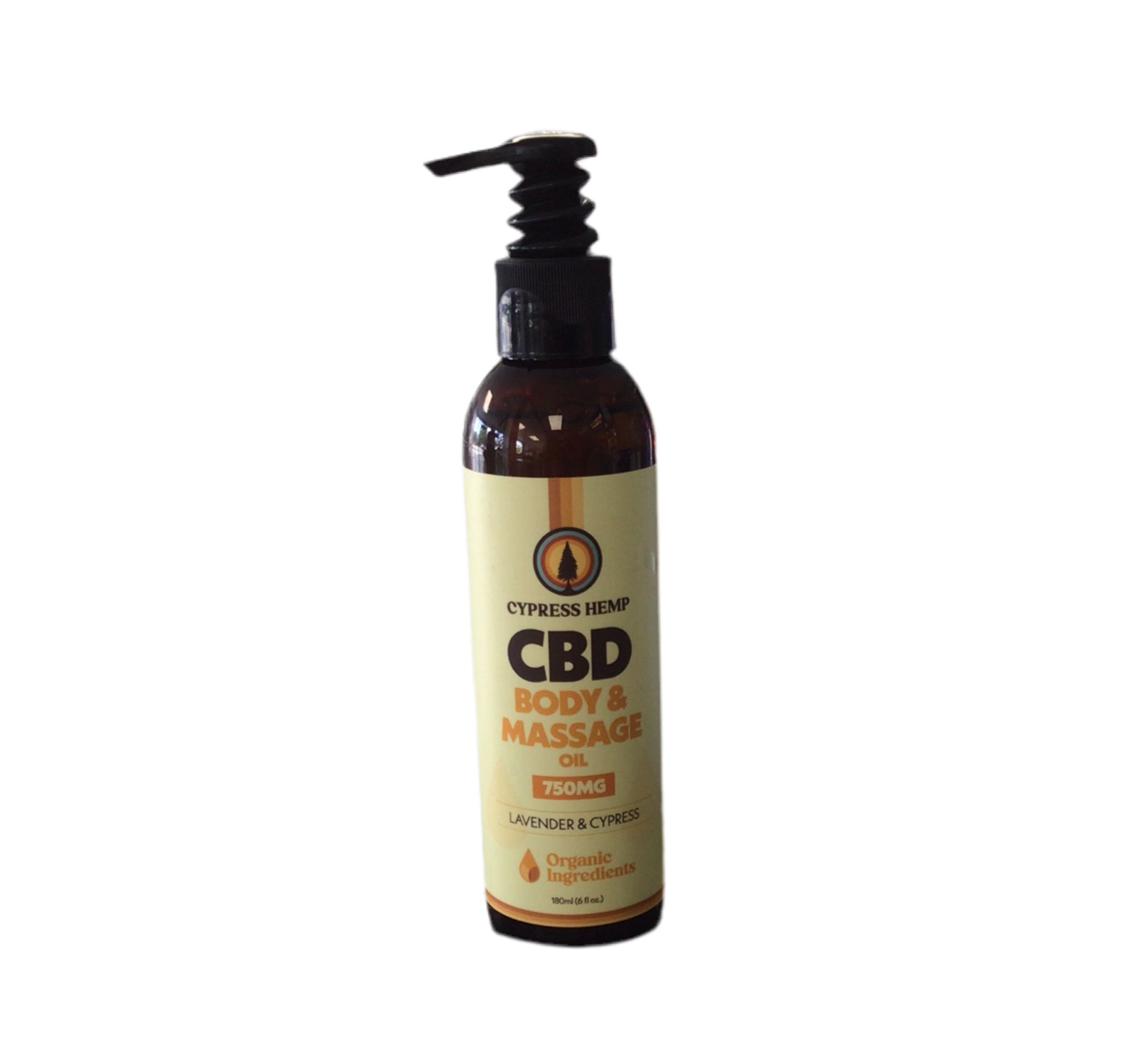 CBD Massage Oil by Cypress Hemp (750mg)