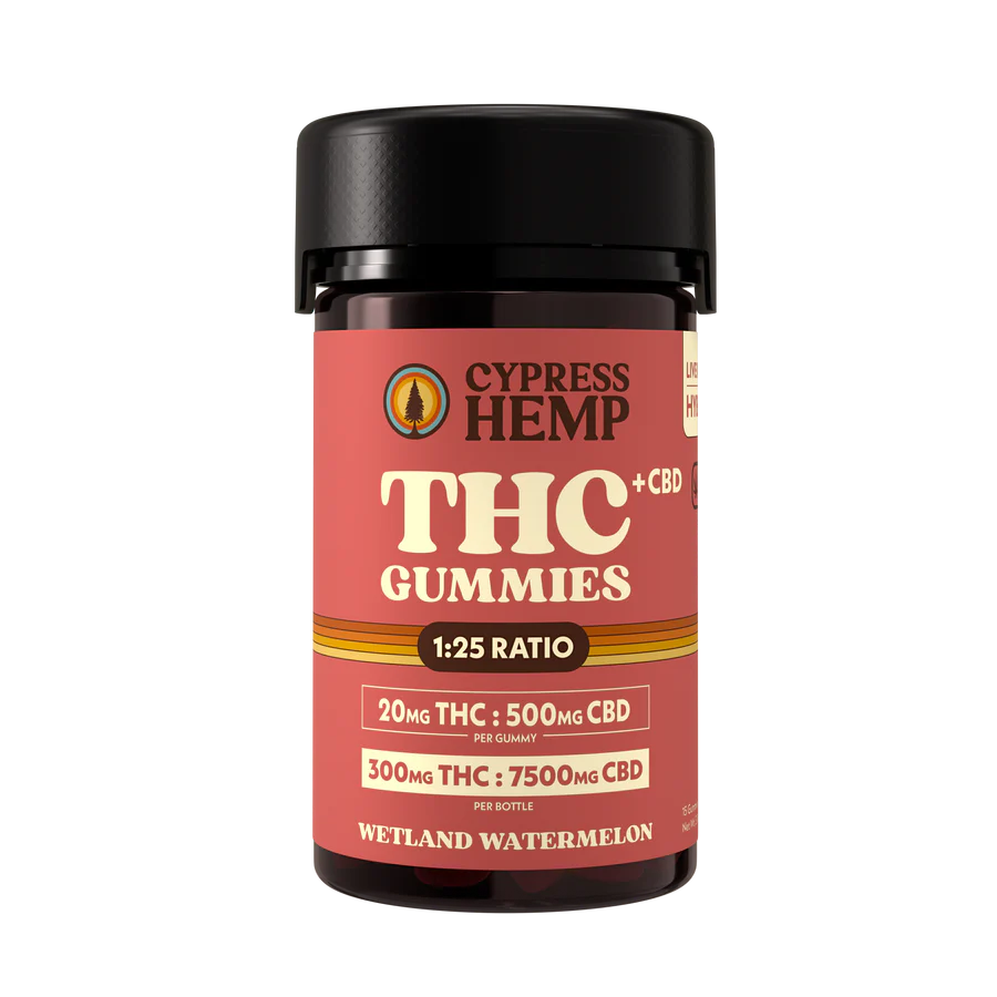 300mg THC Gummies by Cypress Hemp (15 Count)