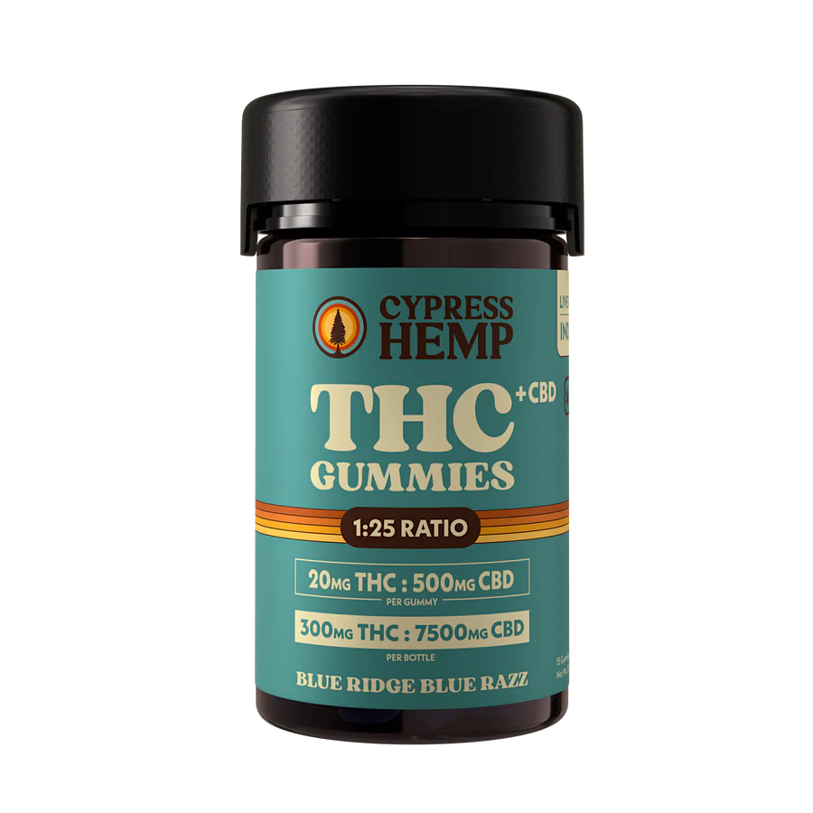 300mg THC Gummies by Cypress Hemp (15 Count)