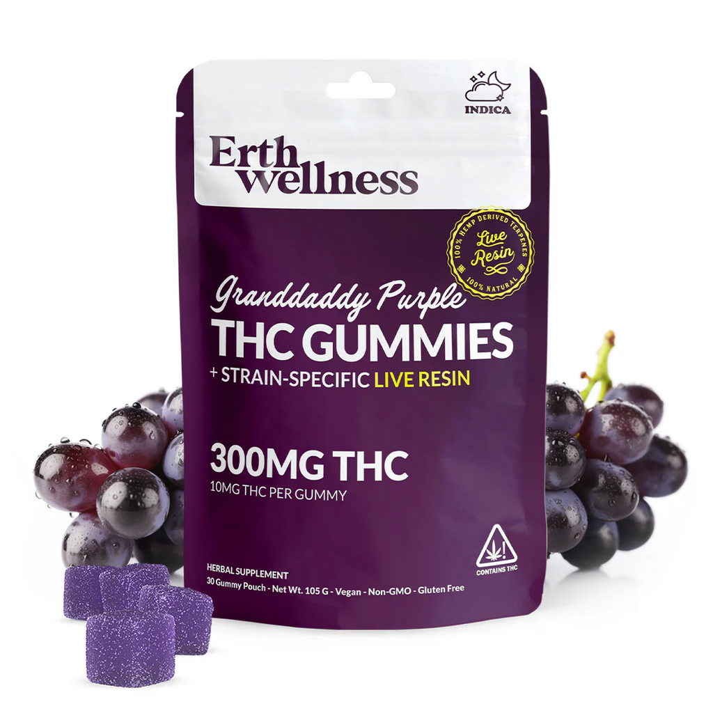 Erth 10mg THC Strain Specific Gummies (30 Count)