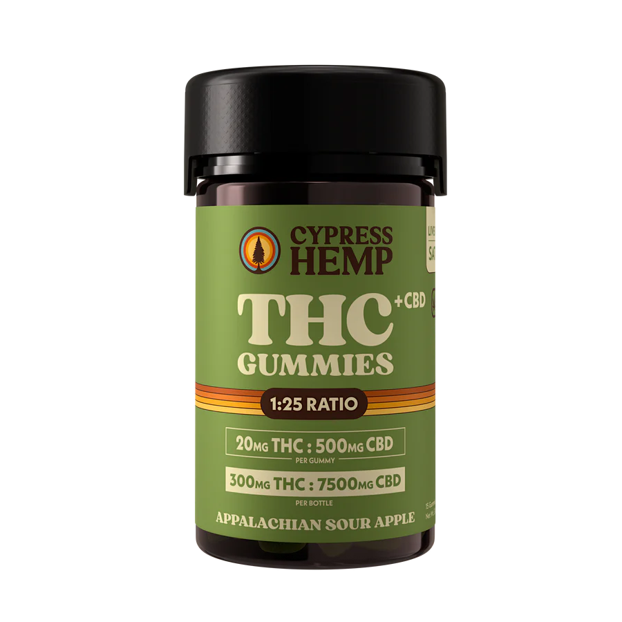 300mg THC Gummies by Cypress Hemp (15 Count)