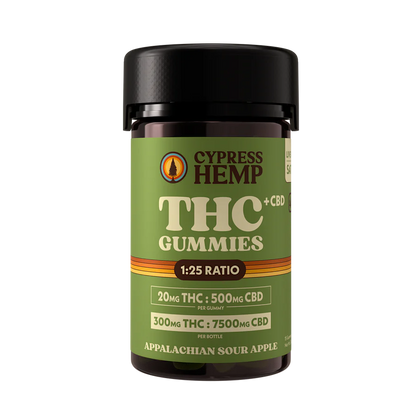 300mg THC Gummies by Cypress Hemp (15 Count)