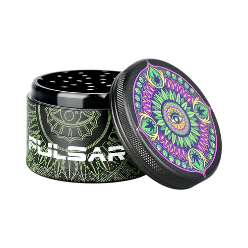 4 piece Designer Grinders w/ kief Catcher