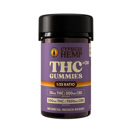 300mg THC Gummies by Cypress Hemp (15 Count)