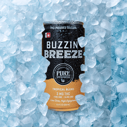 Buzzin Berry THC Seltzers- 2mg THC/