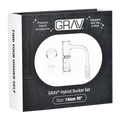 GRAV 14mm 90 Degree Quartz Hybrid Bucket Set