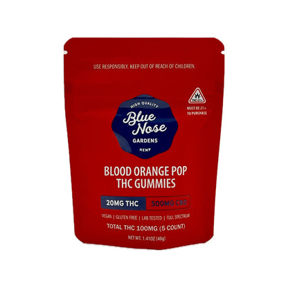 20mg Blue Nose THC Gummies - 5 Count