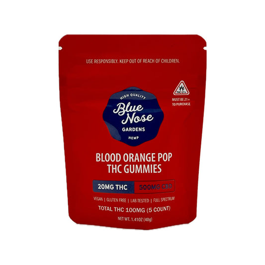 20mg Blue Nose THC Gummies - 5 Count