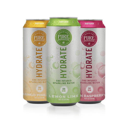 Hydrate CBD Sparkling Water- 30mg