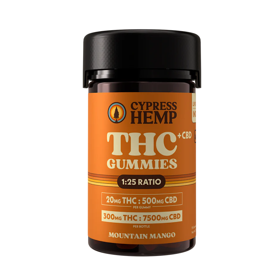 300mg THC Gummies by Cypress Hemp (15 Count)