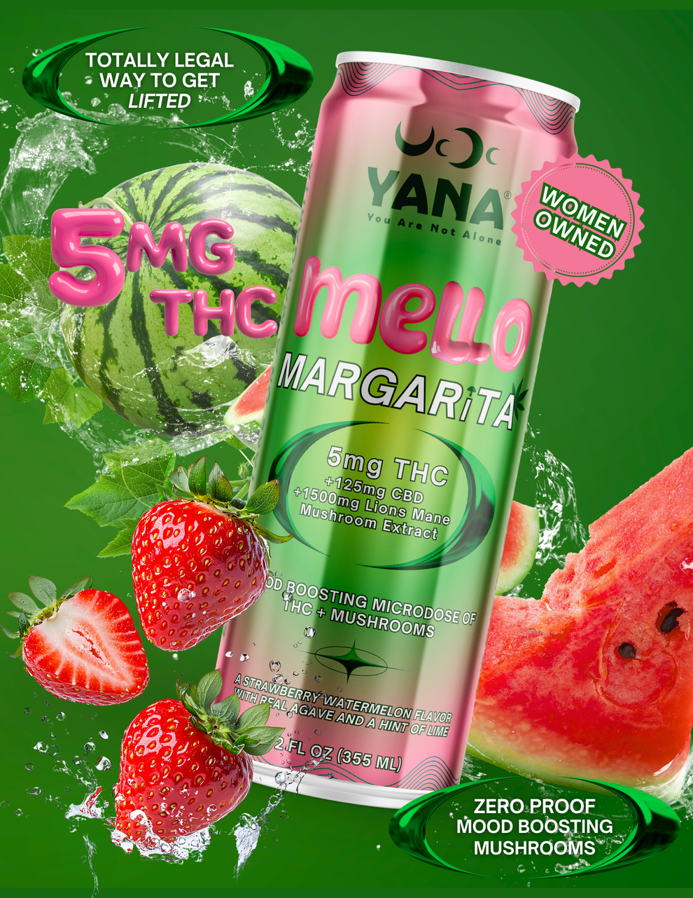 5mg THC YANA Mello Margarita