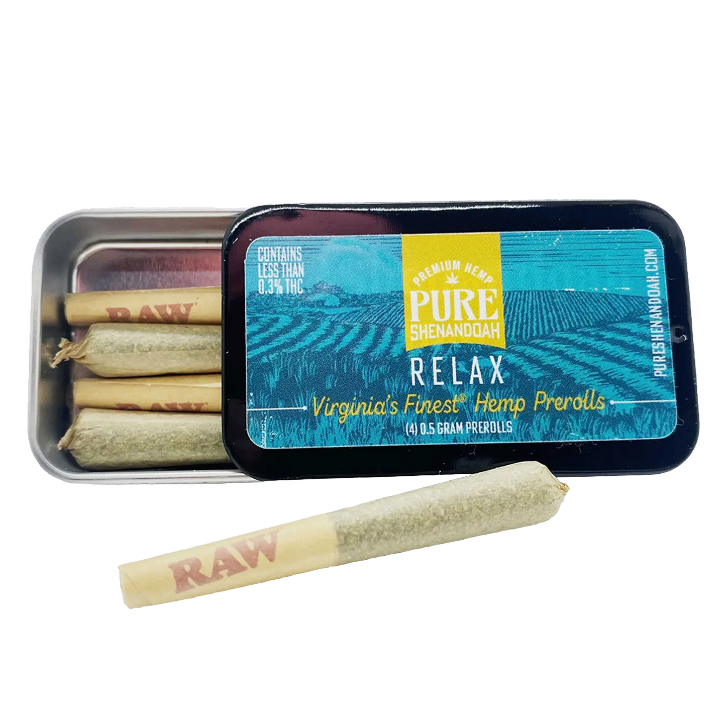 5 Count CBD Pre-Roll Tins (0.5g each)