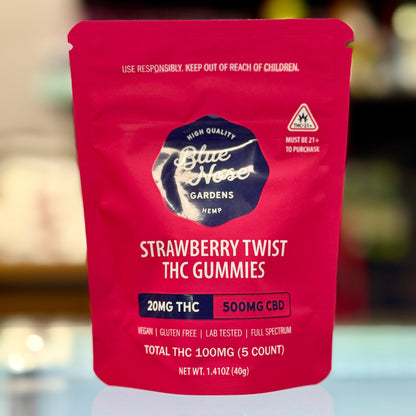20mg Blue Nose THC Gummies - 5 Count