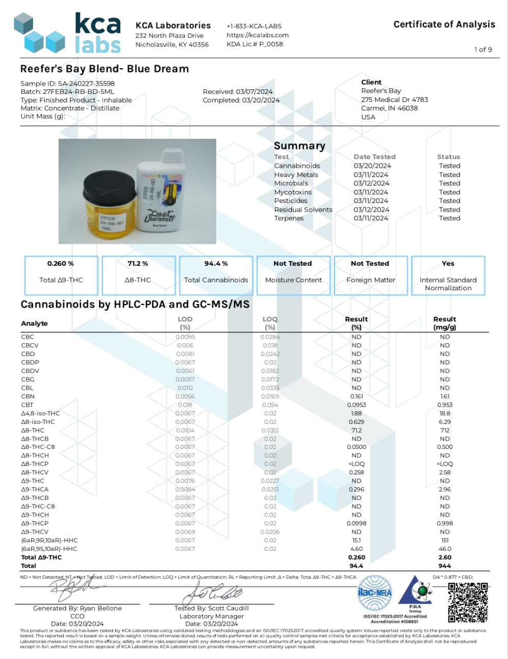 Reefer's Bay 5ml Disposable Vape