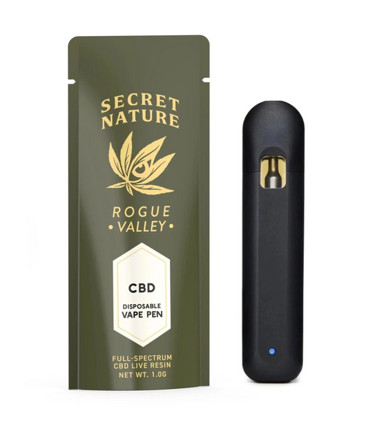 Secret Nature Premium 1g CBD Disposable Vape