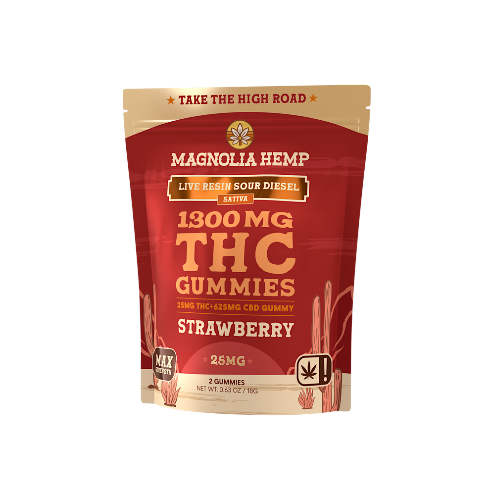 25mg THC Gummies (2pack)