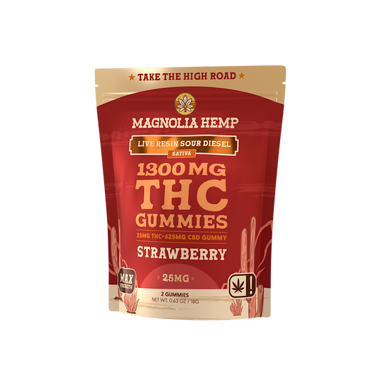 25mg THC Gummies (2pack)