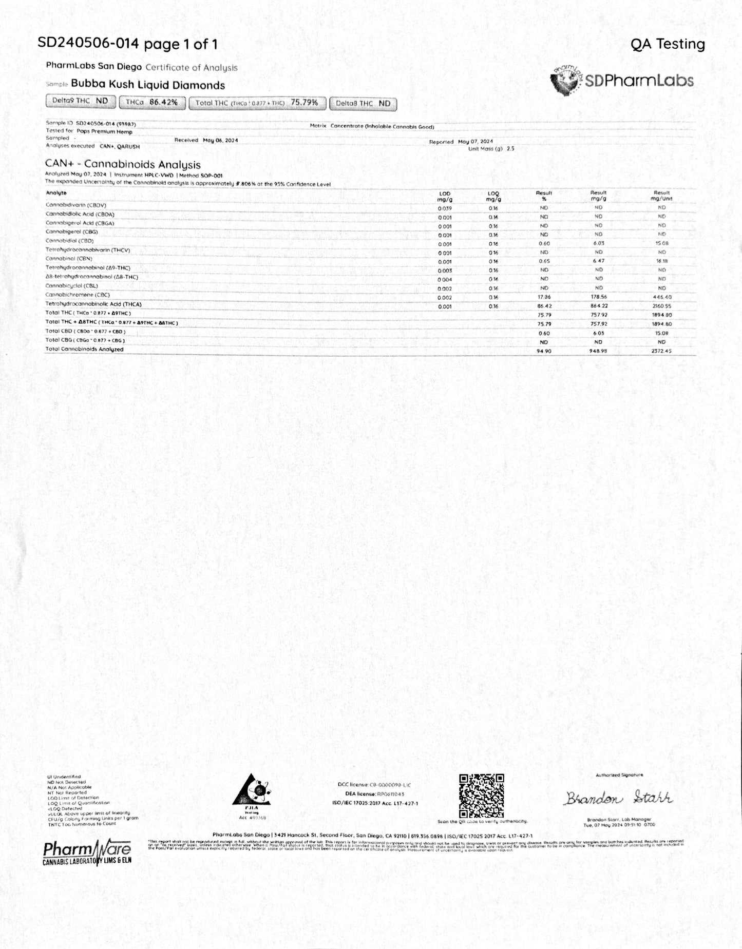 Pops Liquid Diamonds 2.5 gram Disposable