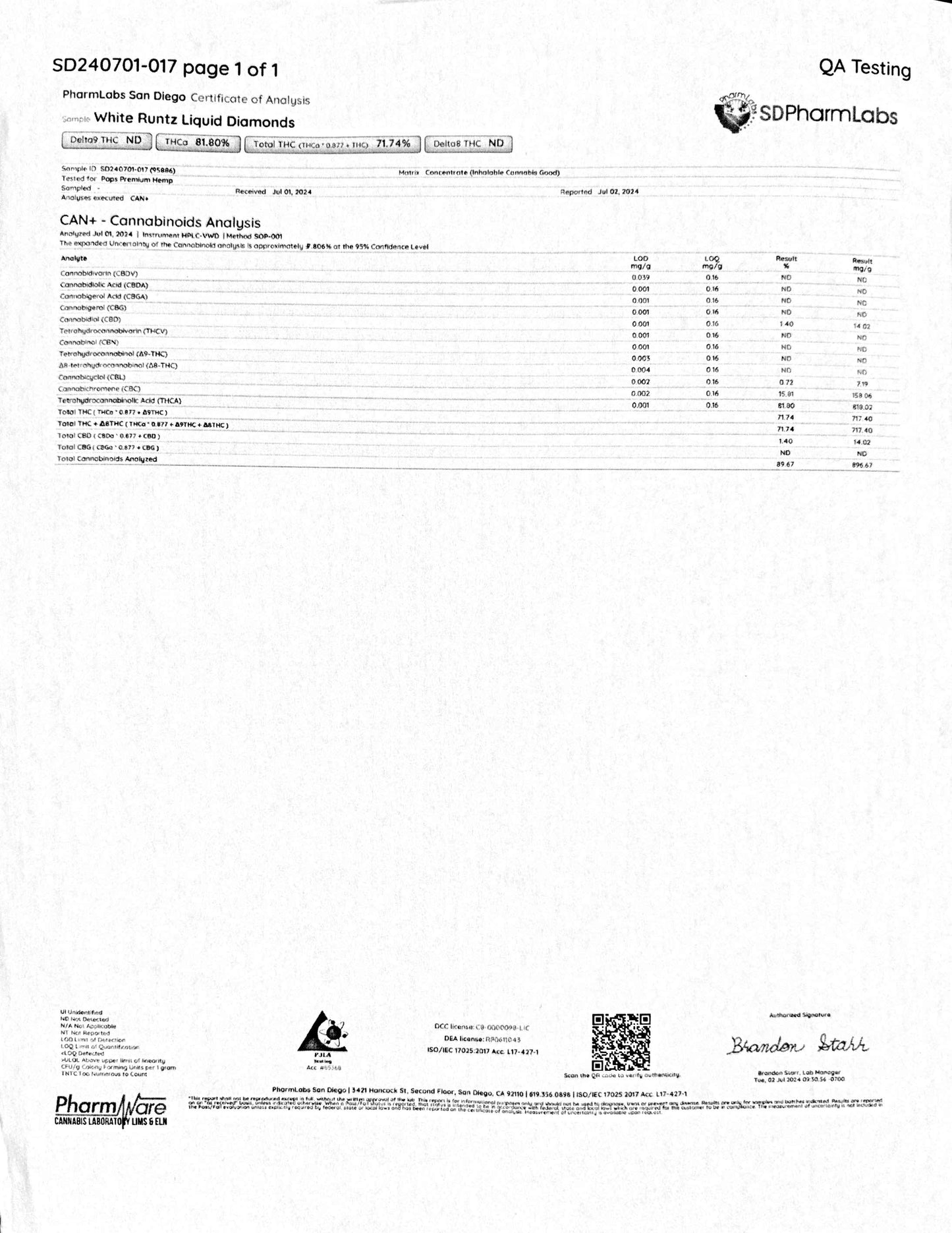 Pops Liquid Diamonds 2.5 gram Disposable