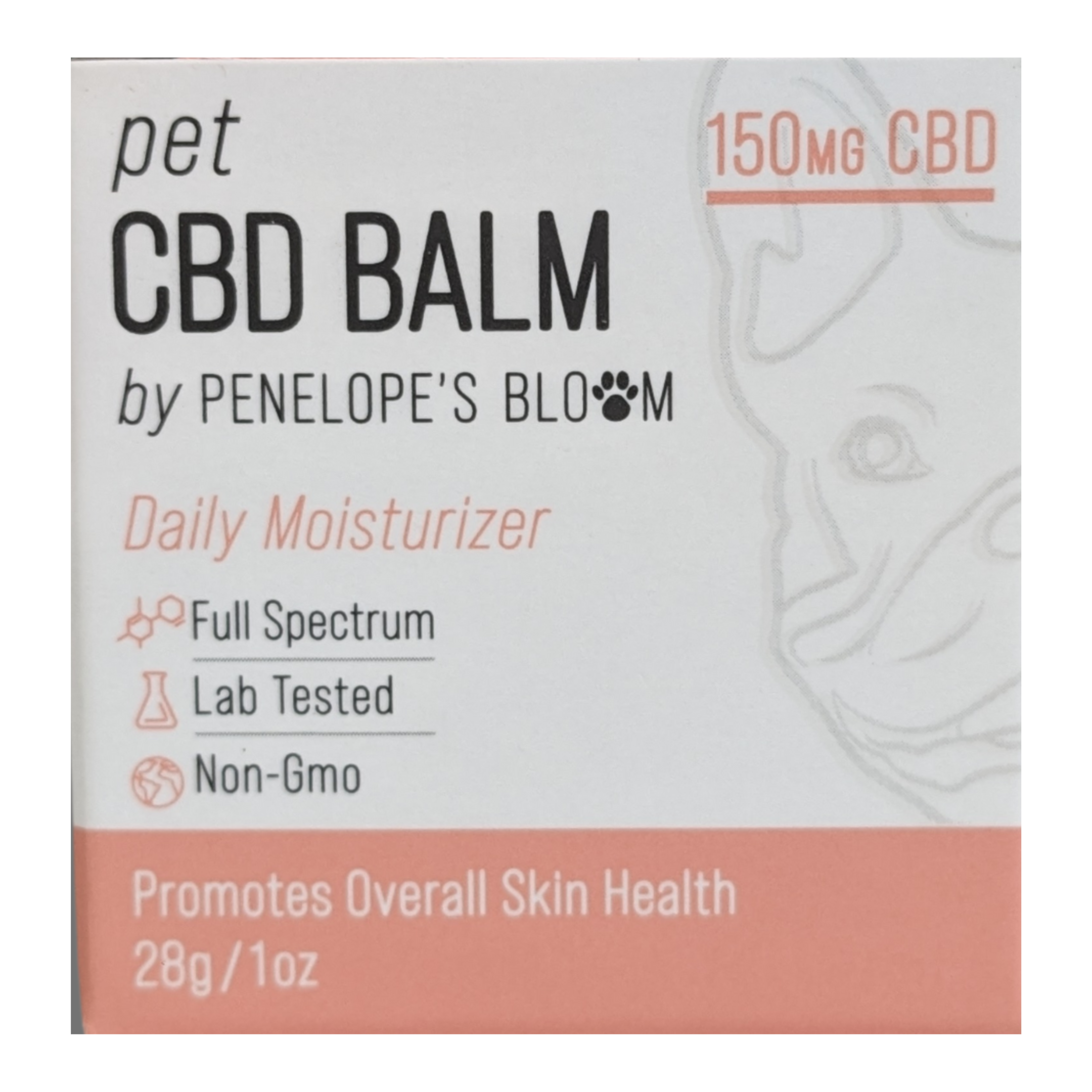 Penelopes Bloom - Soothing CBD Pet Balm for Cats and Dogs- 150 mg CBD