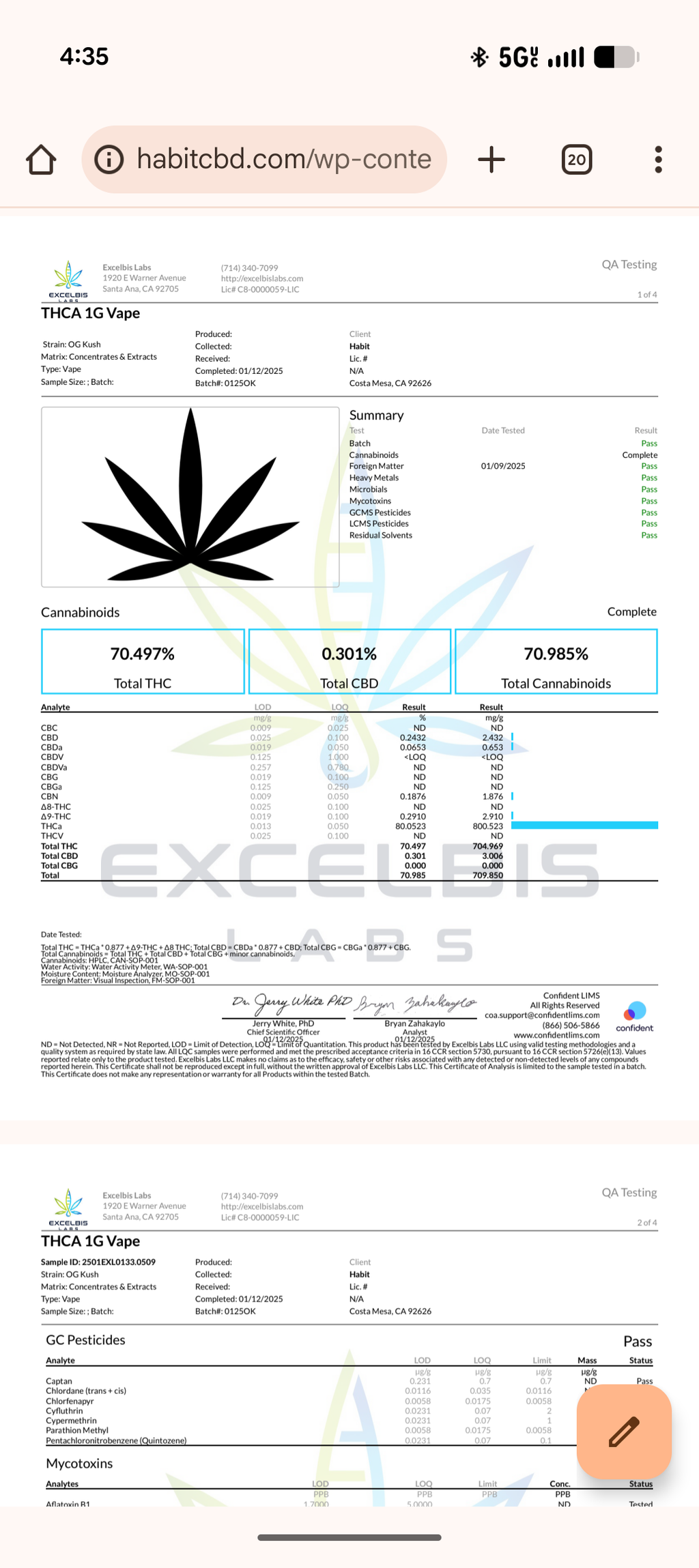 Habit 510 Sauce 510 Cartridges (Screw in)