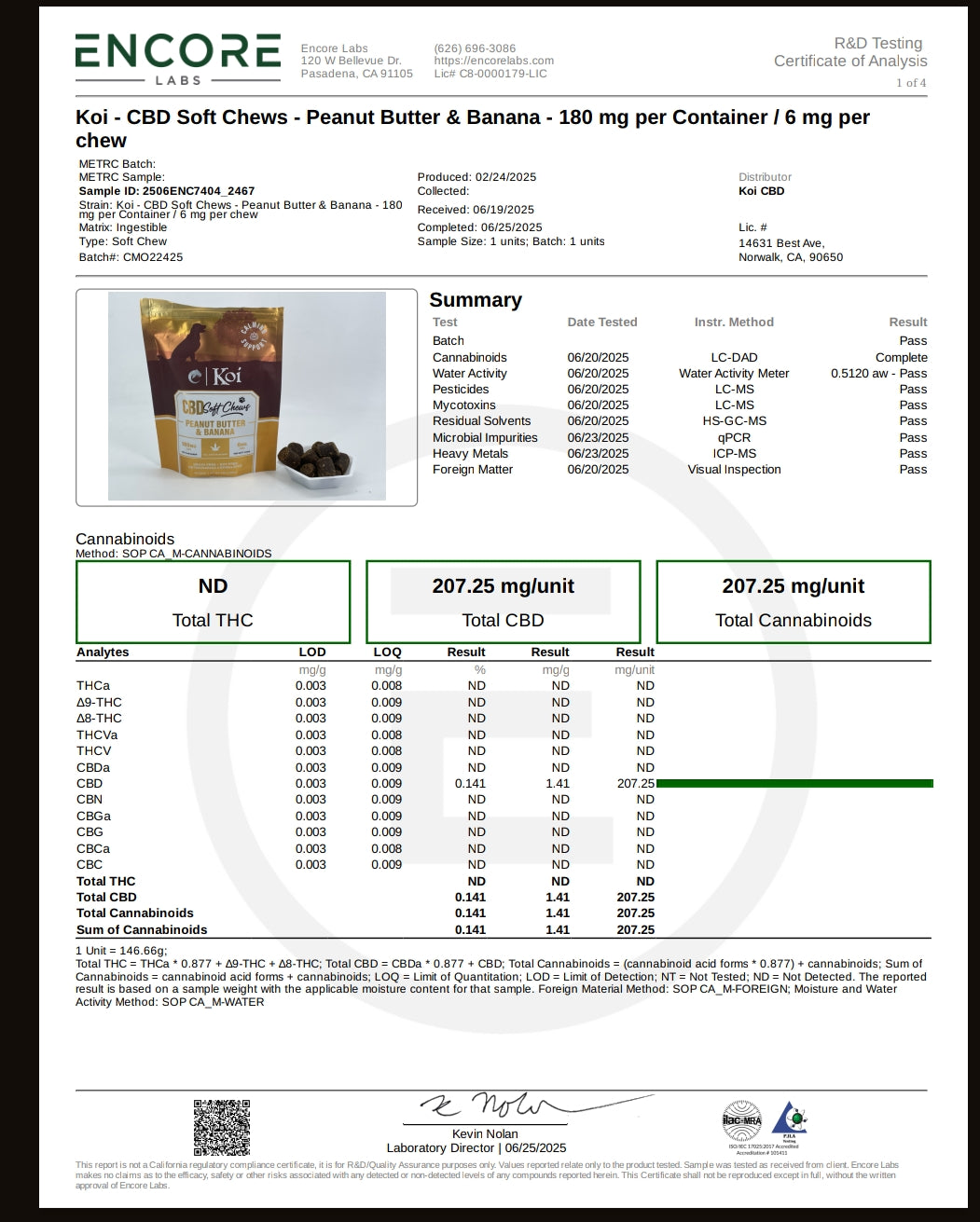 Peanut Butter & Banana CBD Soft Chews for dogs