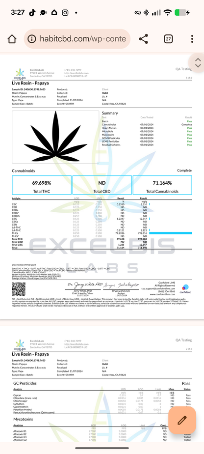 2G Habit Sauce Disposables