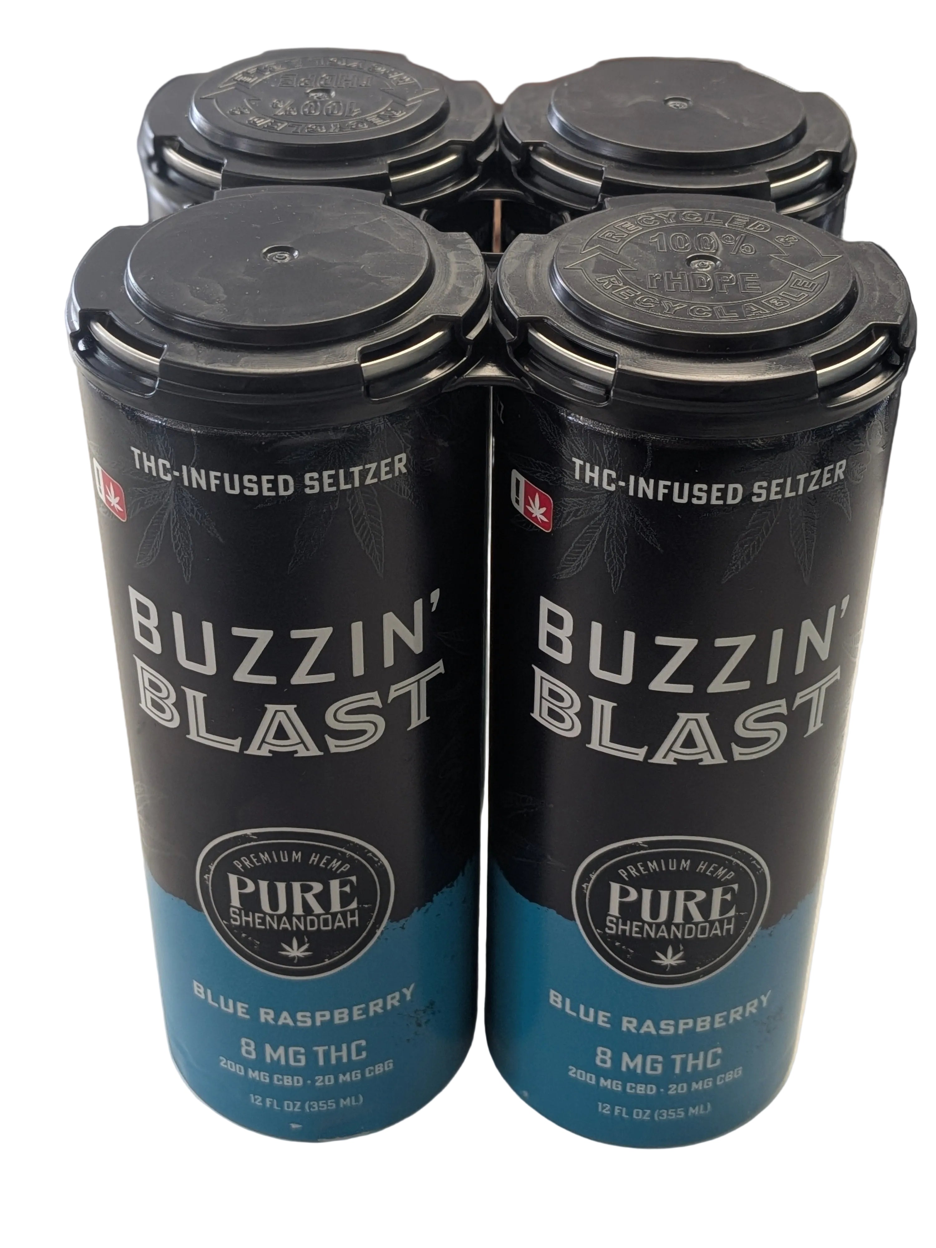 Buzzin Blast 8mg THC Seltzer (Blue Raspberry)